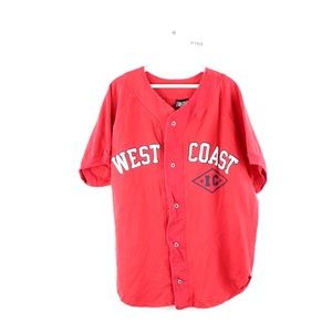 90s Streetwear West Coast Baseball Jersey Shirt